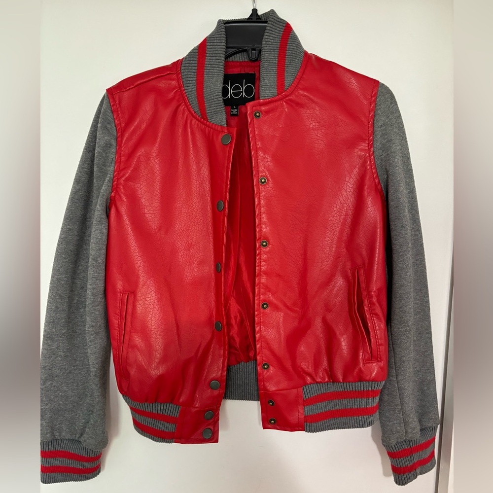 Red Bomber Jacket